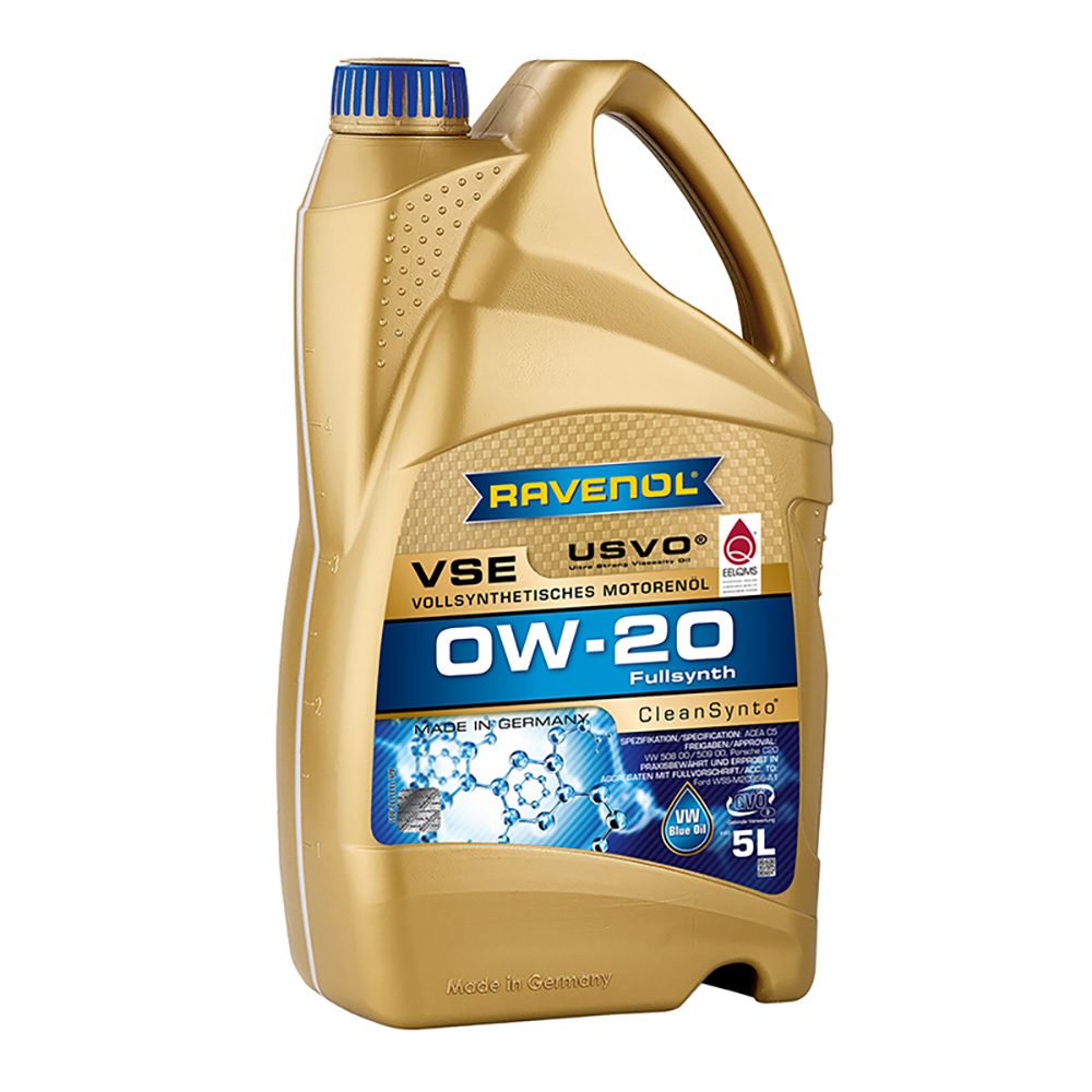Моторно масло RAVENOL VSE 0W-20 5 л.