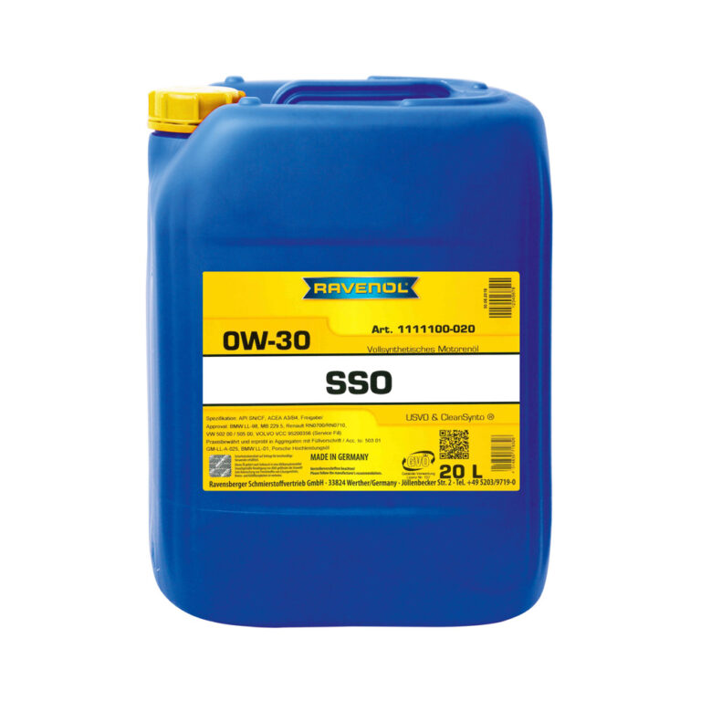 Моторно масло RAVENOL SSO 0W-30 20 л.